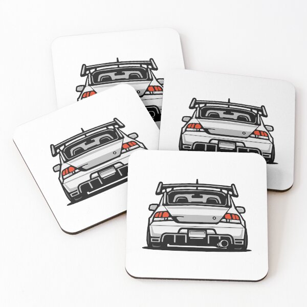 Item preview, JDM Icon - Evolution IX Rear View Illustration designed and sold by TrilogyMerch.