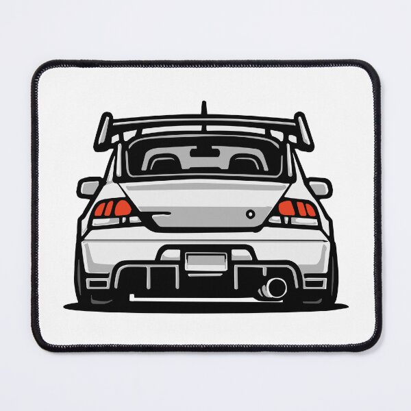 Item preview, JDM Icon - Evolution IX Rear View Illustration designed and sold by TrilogyMerch.