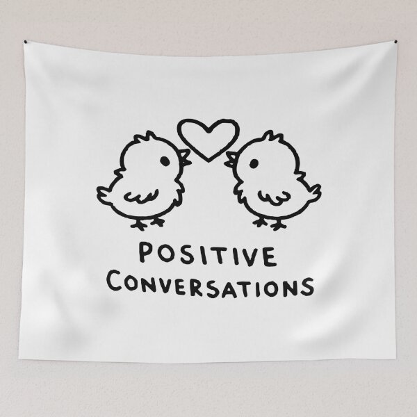 Item preview, Positive conversations birds designed and sold by ArtSE46.