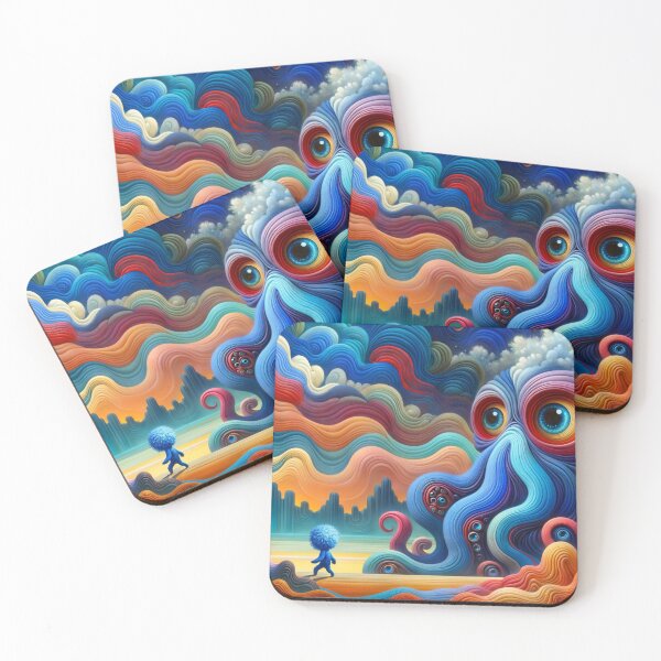 Item preview, Blue traveler and his friend designed and sold by Undersea Ai Art.