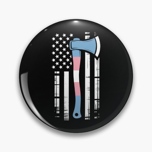 Item preview, Firefighter American Flag LGBT-Q Trans-gender Pride Fireman designed and sold by EllenJast.