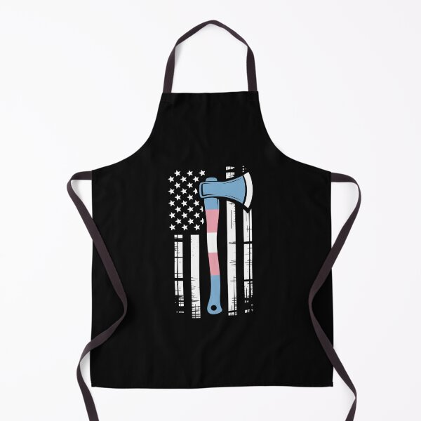 Item preview, Firefighter American Flag LGBT-Q Trans-gender Pride Fireman designed and sold by EllenJast.