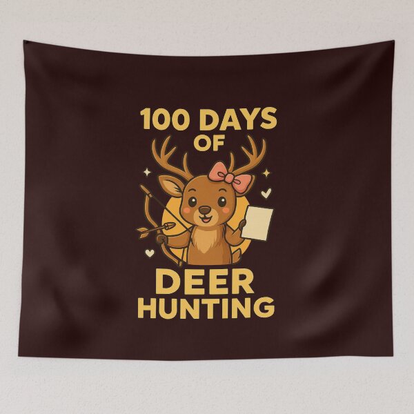 Item preview, 100 Days of School Deer Hunting design designed and sold by zbigniewcz.