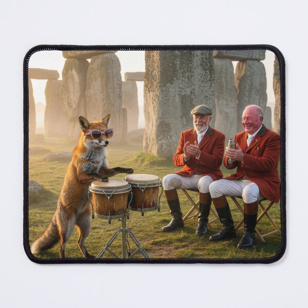 Item preview, Another Cunning Red Fox at Stonehenge  designed and sold by Tridentulus.