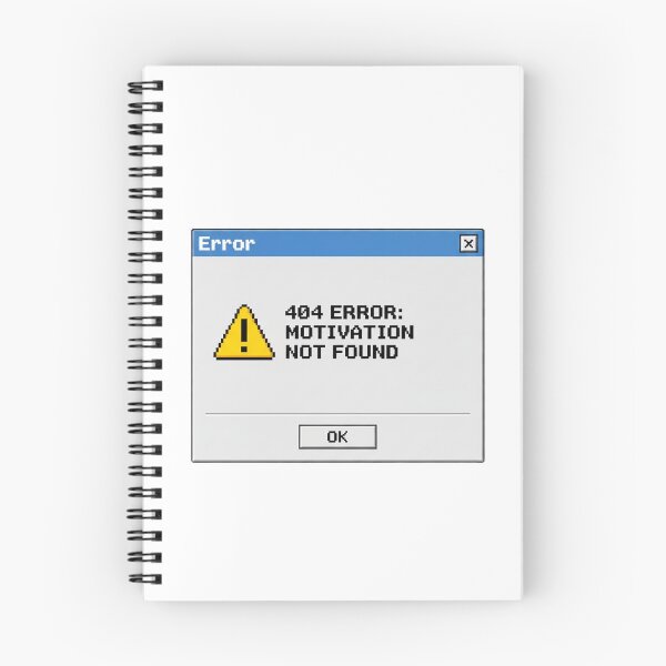 Item preview, 404 Error Motivation Not Found Funny Tech Sticker - Programmer Humor Geek Gift Retro Y2K designed and sold by RealVibeVault.