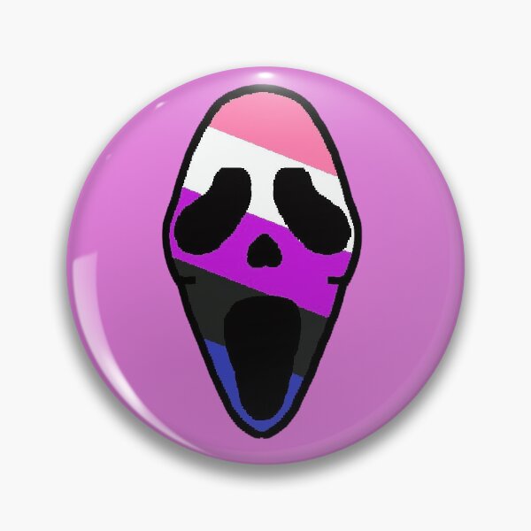 Item preview, Genderfluid Horror Mask  designed and sold by Toad-Draws.