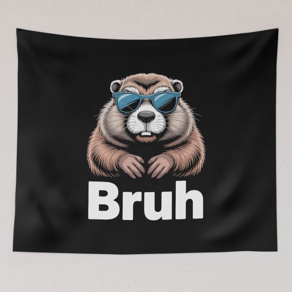 Item preview, Bruh The Groundhog Woodchuck Ground-Hog Day designed and sold by FaithAbbott.
