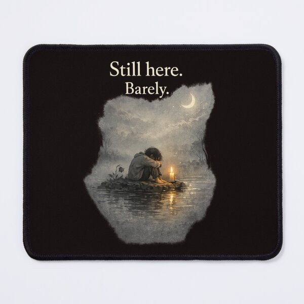 Item preview, Still Here, Barely — Quiet Endurance designed and sold by Tadeusz1.