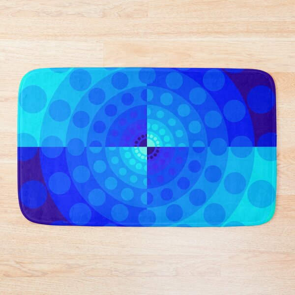 Item preview, Asymmetric Design, Blue, Turquoise, Geometric Abstraction, Abstract Art designed and sold by DDJust4U.