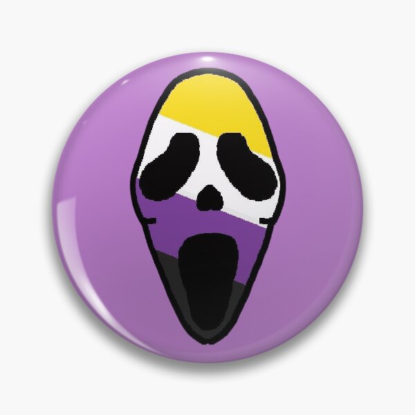 Item preview, Enby Horror Mask designed and sold by Toad-Draws.
