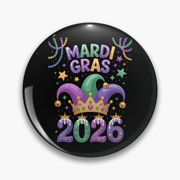 Item preview, Happy Mardi Gras Carnival Mardi Gras 2026 Jester designed and sold by EllenJast.