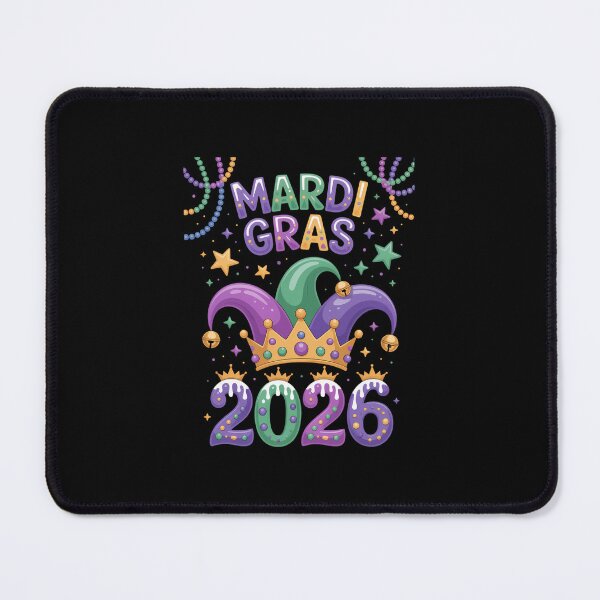 Item preview, Happy Mardi Gras Carnival Mardi Gras 2026 Jester designed and sold by EllenJast.