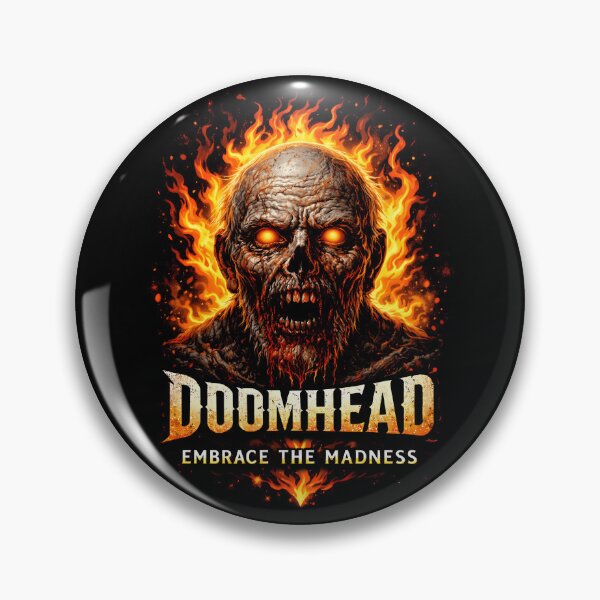 Item preview, Doomhead t-shirt designed and sold by natzeroART.
