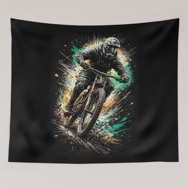 Item preview, MTB REBELLION 2026 – Extreme Downhill Street Art designed and sold by Fextreme.