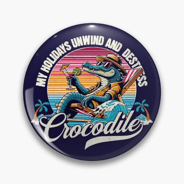 Item preview, Crocodile Holidays Unwind and Destress designed and sold by santoshputhran.