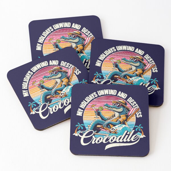 Item preview, Crocodile Holidays Unwind and Destress designed and sold by santoshputhran.