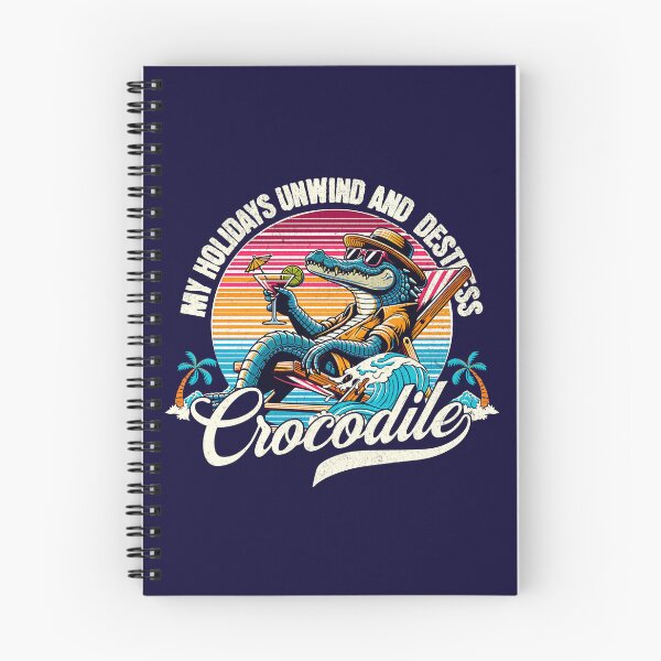 Item preview, Crocodile Holidays Unwind and Destress designed and sold by santoshputhran.