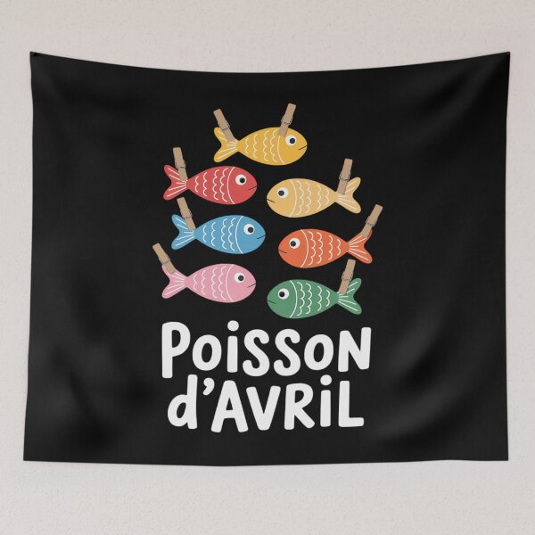 Item preview, April Fool's Day, Seven Fish hoaxes Poisson D'Avril designed and sold by EllenJast.