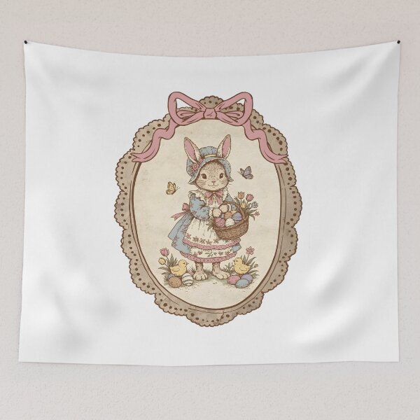 Item preview, Floral Coquette Easter Bunny designed and sold by Sophietnagle.