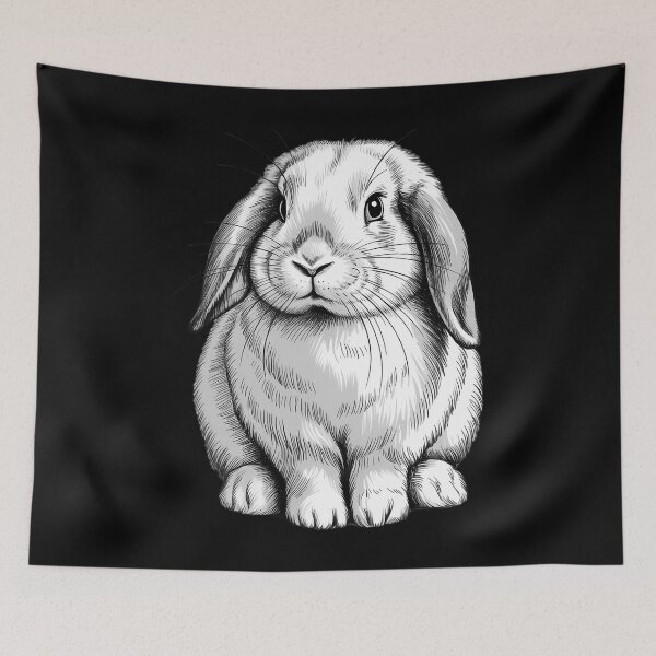 Item preview, Holland Lop Mom Rabbit Bunny Dad Easter Day designed and sold by EllenJast.