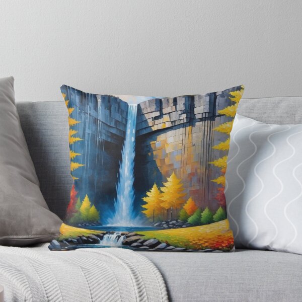 Item preview, Autumn Waterfall designed and sold by Undersea Ai Art.