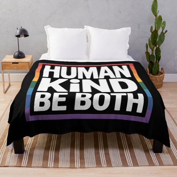 Item preview, Human Being Be Both LGBTQ Ally Positivey designed and sold by EllenJast.