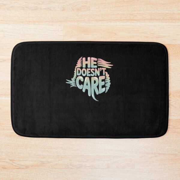 Item preview, He Doesn’t Care – Bold Political Statement designed and sold by trinfhri.