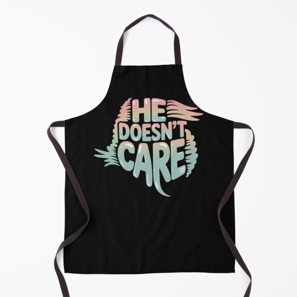 Item preview, He Doesn’t Care – Bold Political Statement designed and sold by trinfhri.