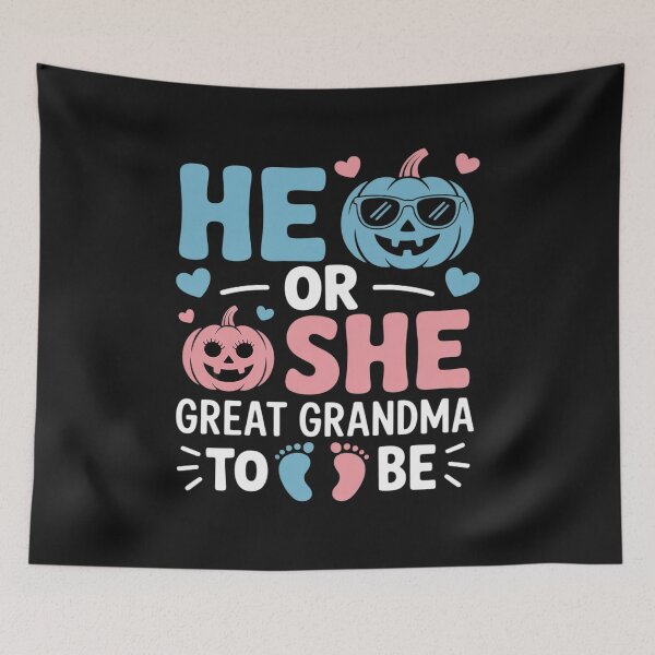 Item preview, He or She Great Grandma to Be Baby Gender Reveal Halloween designed and sold by trinfhri.