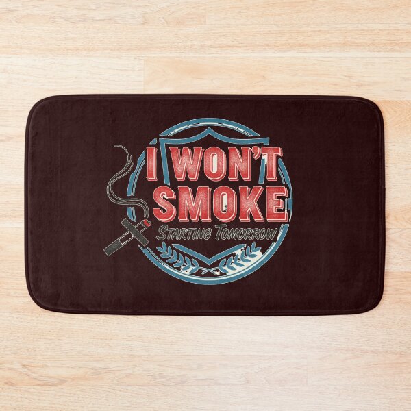 Item preview, classic desing    I won’t smoke Starting Tomorrow designed and sold by zbigniewcz.
