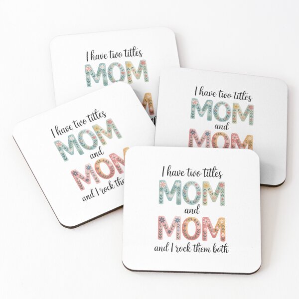 Item preview, I Have Two Titles Mom And Bonus Mom Mother's Day designed and sold by EllenJast.