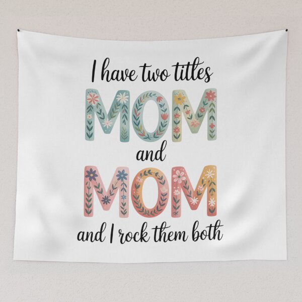 Item preview, I Have Two Titles Mom And Bonus Mom Mother's Day designed and sold by EllenJast.
