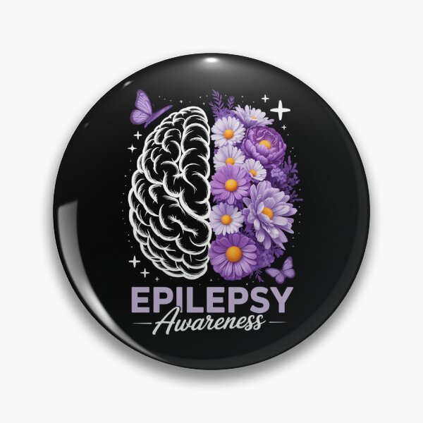 Item preview, Epilepsy Awareness Purple Brain Flower Support Squad designed and sold by FaithAbbott.