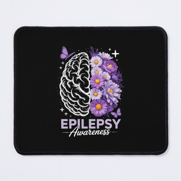 Item preview, Epilepsy Awareness Purple Brain Flower Support Squad designed and sold by FaithAbbott.
