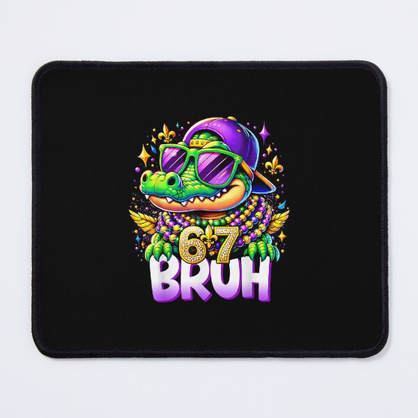 Item preview, 67 Mardi Gras Alligator Mardigator Six Seven Bruh Boys 6 7 designed and sold by Juansustait.