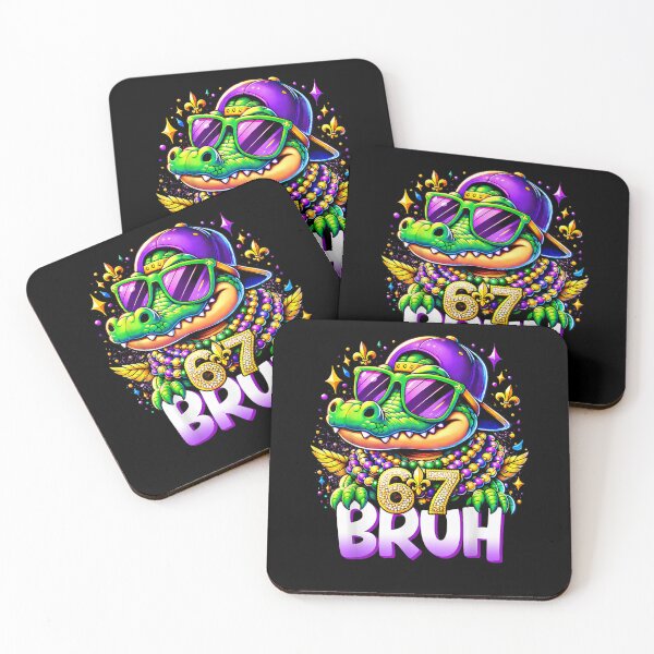 Item preview, 67 Mardi Gras Alligator Mardigator Six Seven Bruh Boys 6 7 designed and sold by Juansustait.