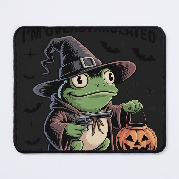 Item preview, Hold on Partner I'm Overstimulated Funny Halloween designed and sold by trinfhri.