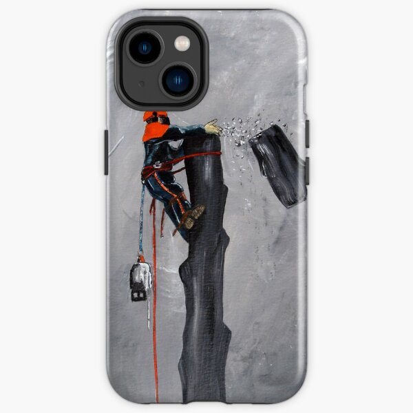Arborist Tree Surgeon Lumberjack chainsaw. iPhone Robuste Hülle