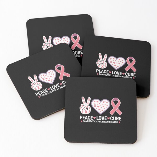 Item preview, Peace Love Cure Pancreatic Cancer Awareness designed and sold by EllenJast.