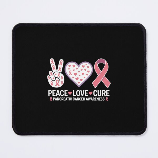 Item preview, Peace Love Cure Pancreatic Cancer Awareness designed and sold by EllenJast.