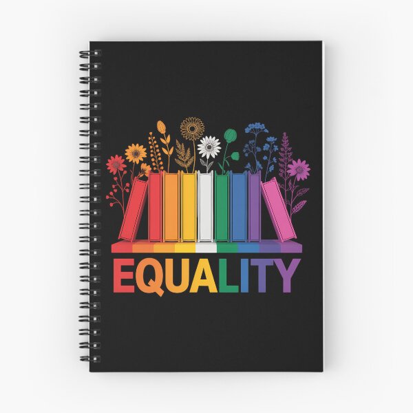 Item preview, Equality Flower Books Equal Rights Social Justice Feminist designed and sold by FaithAbbott.