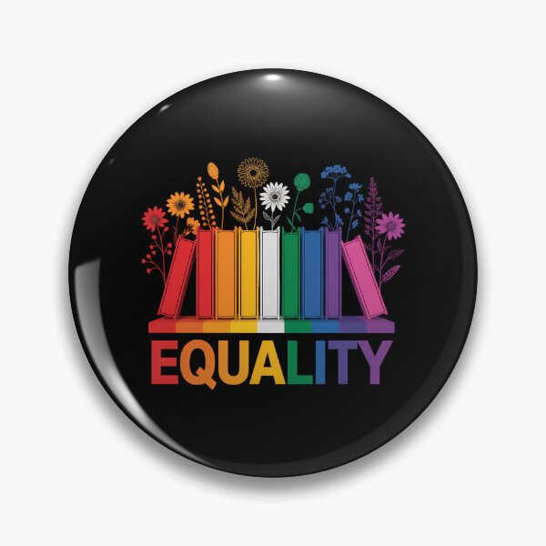 Item preview, Equality Flower Books Equal Rights Social Justice Feminist designed and sold by FaithAbbott.
