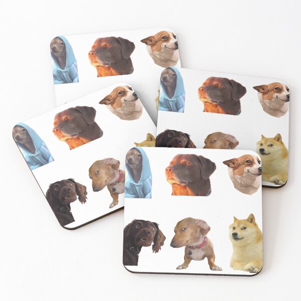 Item preview, dog meme sticker pack designed and sold by LayersDesign.