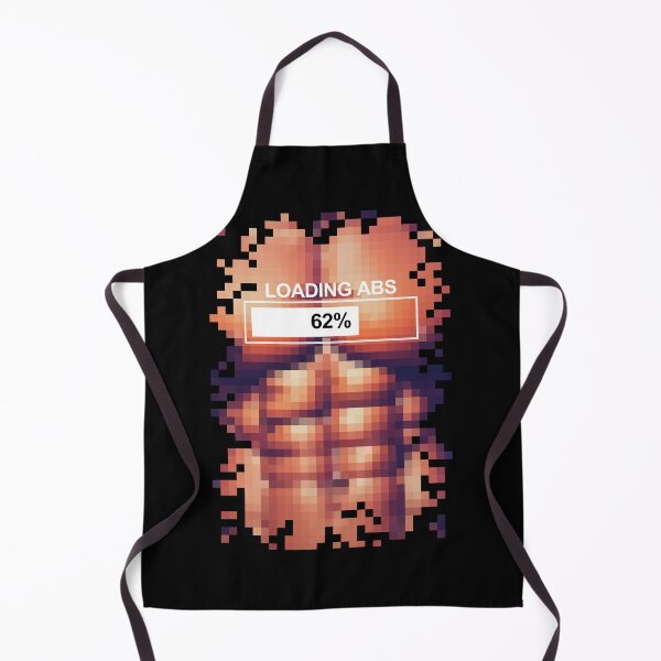 Item preview, Funny Loading Abs Pixel Art - 62% Loaded Gym Progress designed and sold by rclwow.