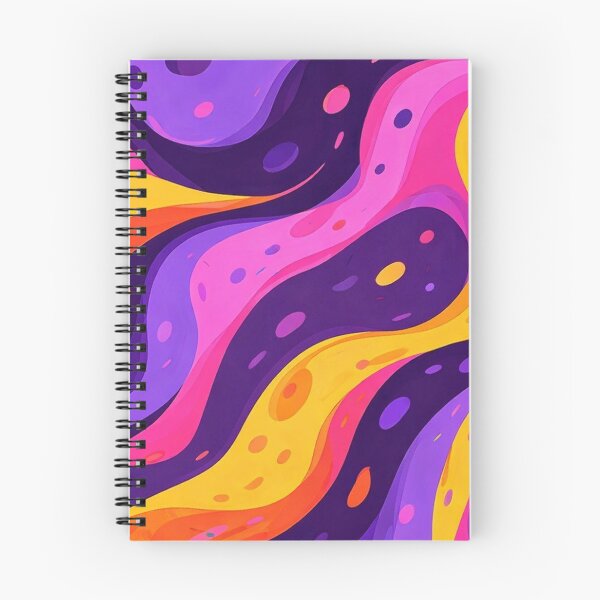 Item preview, Vibrant Abstract Liquid Pattern – Colorful Fluid Shapes Modern Art designed and sold by ARTHEMID.