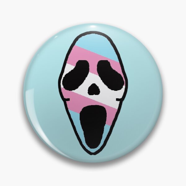 Item preview, Máscara de terror trans designed and sold by Toad-Draws.