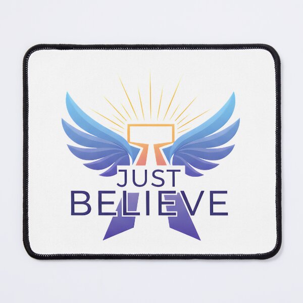 Item preview, BEST SELLER. Just Believe Inspirational Mindset USA designed and sold by Gilded Dreams.