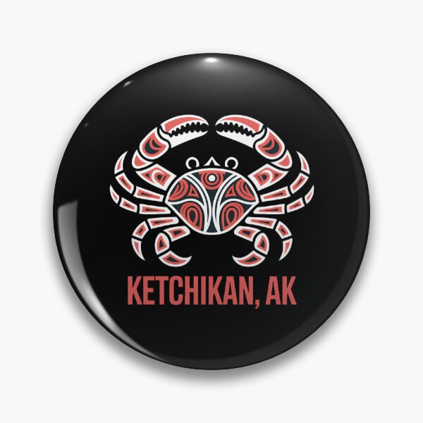 Item preview, Ketchikan Alaska Dungeness Crab Fisherman Native American designed and sold by EllenJast.