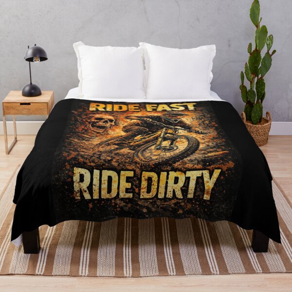 Item preview, RIDE DIRTY 2026 – Hardcore Downhill MTB Street Art designed and sold by Fextreme.