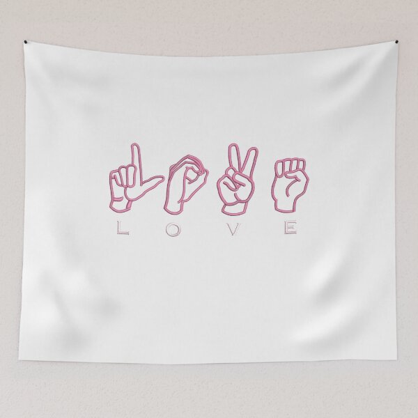 Item preview, Embroidered ASL Love designed and sold by YoletteMelanson.